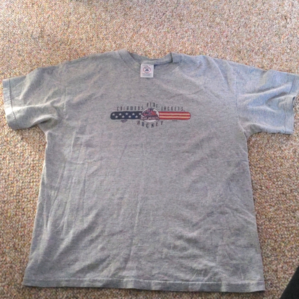 Youth Large Columbus Blue Jackets T-Shirt
